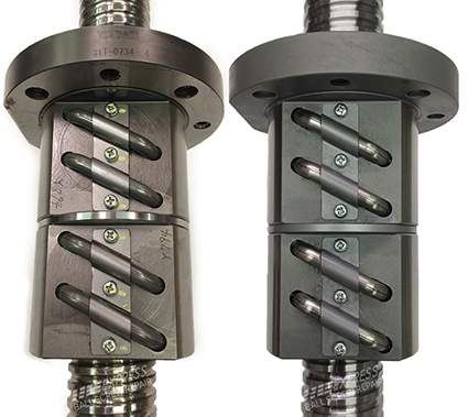 Tsubaki ball screw assembly from an Okuma vertical machining center